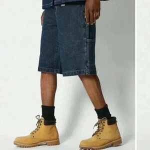 Ecko  Unltd Oversized Retro “90’s” Carpenter Dark Wash  Jean Shorts Size 46B